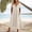 Beige#06, variant on Summer Dresses for Women Cotton Linen Short Sleeve V Neck Maxi Dresses Womens Casual Solid Lightwieght Comfy Bohos Beach Vacation Sundress with Pocket
