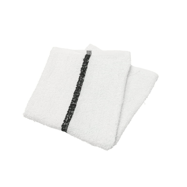 Counter Cleaning Cloth/Bar Mop, White, Cotton, (60/Carton)