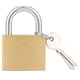 thumbnail image 2 of Candado de metal pequeño de latón macizo para equipaje mochila diario joyero con 3 llaves 1 paquete ANGGREK  Otros, 2 of 8
