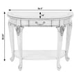thumbnail image 7 of Butler Specialty Kimball 36" Demilune Wood Console Table In Antique Beige, 7 of 7