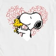thumbnail image 3 of Peanuts - Snoopy Woodstock Xo Heart - Men's Short Sleeve Graphic T-Shirt, 3 of 6