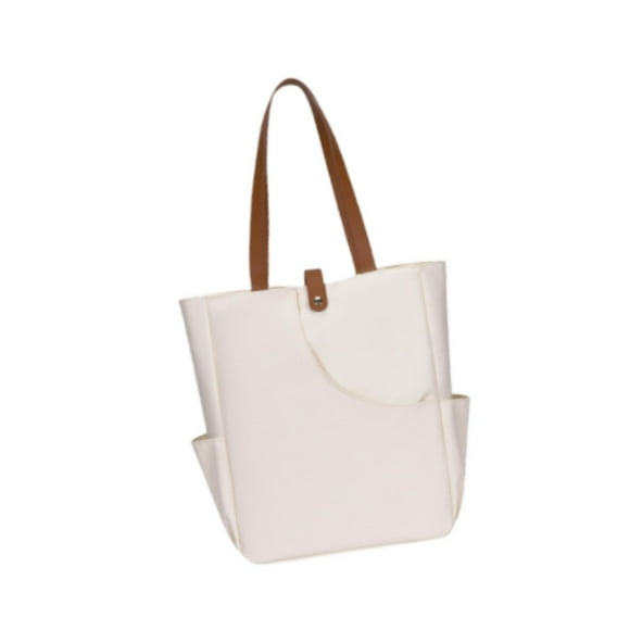 Almencla Pickleball Bag Lightweight Outdoor Sports Racquet Handbag with Paddle Pocket white