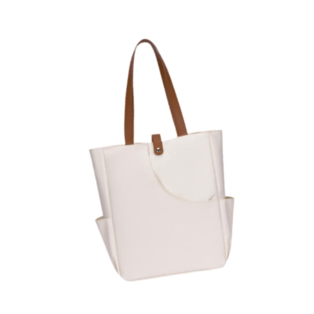 Bolsa de Pickleball con pala para raqueta, bolso de mano para mujer y hombre, multiusos, impermeable blanco