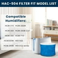 thumbnail image 5 of 6 Pack Humidifier Filter HAC 504, Compatible with Honey.Well Evaporative Humidifier HCM-350 HEV355 HCM-710 HCM-315 HEV312 Series, HAC-504 HAC-504AW, Blue, 5 of 5