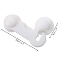 thumbnail image 6 of SkyAuks 10pcs Safety Cabinet Locks Child Safety Locks Baby Proofing Cabinet with Double-sided Tape Safety Strap Cupboard Locks for Drawer Cabinet Dishwasher Refrigerators (White), 6 of 9