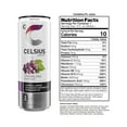 thumbnail image 3 of CELSIUS Sparkling Grape Rush, Functional Essential Energy Drink 12 fl oz Can (Pack of 12), 3 of 5