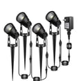 thumbnail image 3 of Spike Light 1-To-4 Impermeable Luz Cálida Led Foco De Jardín Ajustable Monstrate HA026504-02, 3 of 6