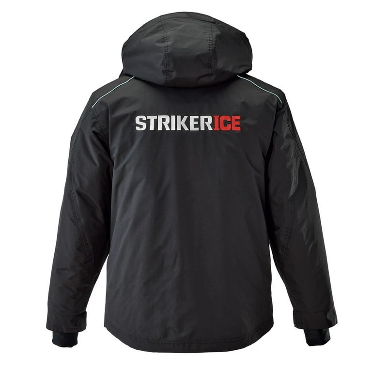 STRIKER ICE Adult Male Predator Fishing Jacket, Color: Black, Size: 4XL  (3212212)