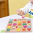 thumbnail image 5 of Wooden Alphabet Puzzles Set Abc Letter Puzzle Board Kid Learning Educational Toy G, 5 of 5