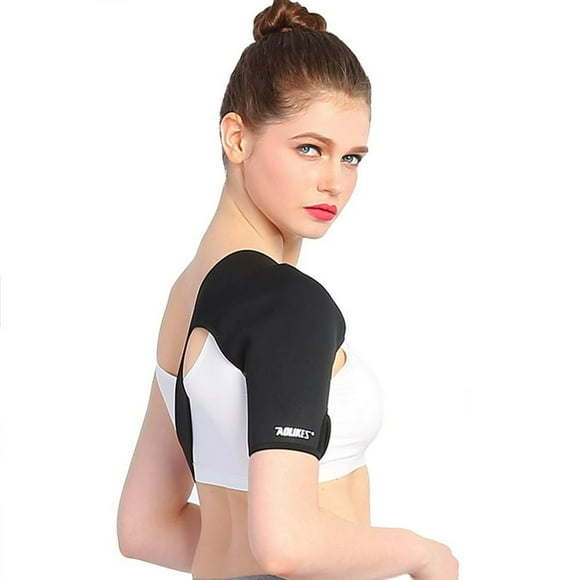 DEELLEEO Lightweight Right Shoulder Support Brace for Rotator Cuff Pain ReliefAdjustable Neoprene Shoulder and Arm Wrap to Alleviate Dislocated AC Joint Pain Shoulder Compression wrap for