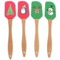thumbnail image 1 of MasteelfCA 4 Pcs Practical Silicone Cream Spatula Tools for Applying Cream at Home (Assorted Color), 1 of 7