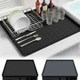 thumbnail image 2 of Deago Washer and Dryer Covers for the Top, 25.6''x 23.6'' Silicone Dryer Top Protector Mat Non-slip Waterproof Washing Machine Cover Protector Top Load for Laundry & Kitchen, 2 of 8