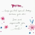 thumbnail image 3 of American Greetings Mother's Day Card for Mom (Feel Special), 3 of 3