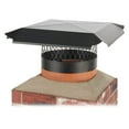 thumbnail image 4 of Draft King CBO813 Single Flue 12 Inch Chimney Cover, Black Galvanized Steel, 4 of 4