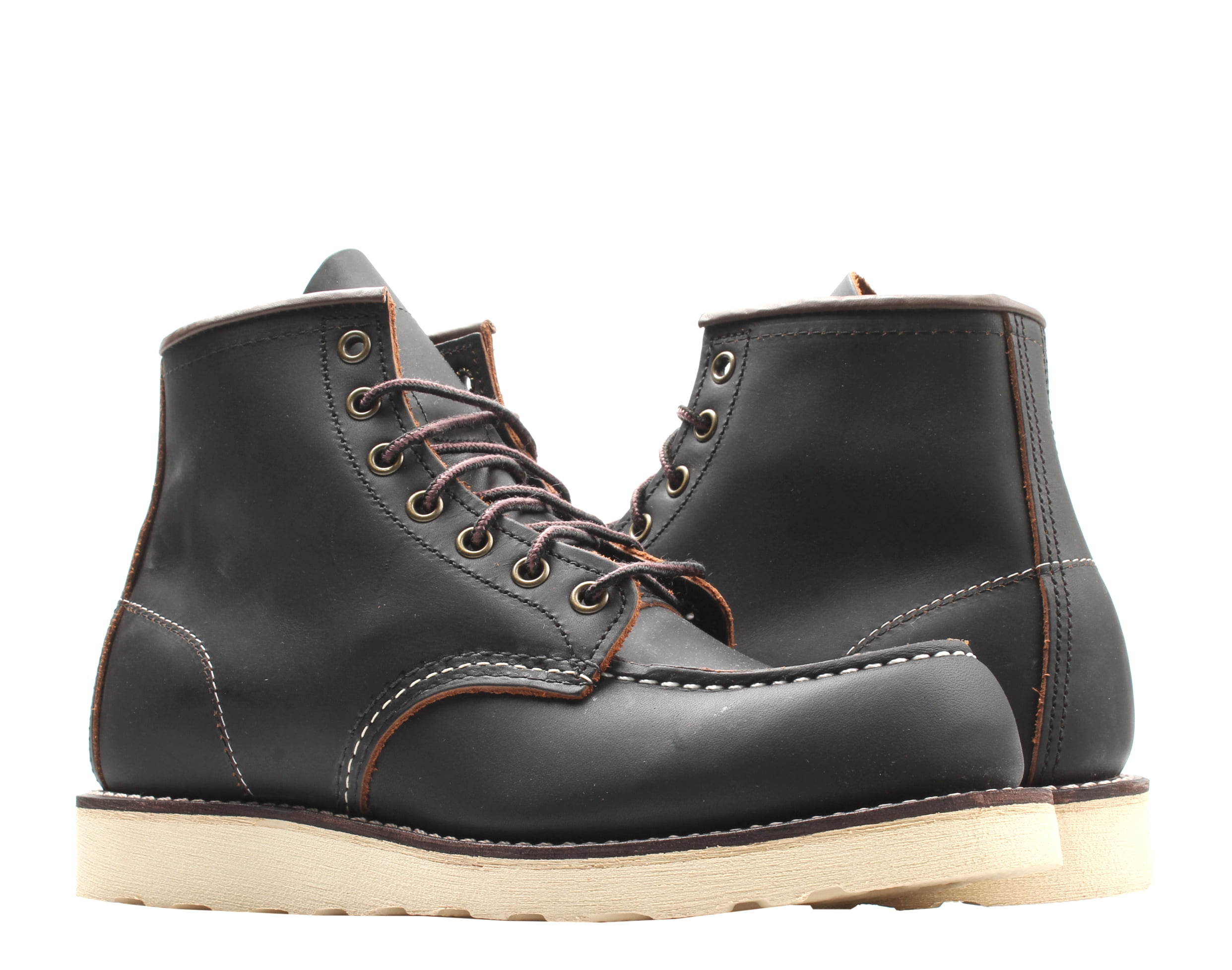 Red Wing - Red Wing Heritage 8849 6-Inch Classic Moc Black Men's Boots ...