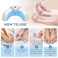 thumbnail image 4 of Nail Fungus Laser Treatment Device for Multiple Toenail, Home Use 905nm Infrared Light + 470nm Blue Light UV Nail Lamp Professional Nail Dryer, 4 of 5