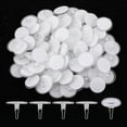 thumbnail image 2 of 100Pack Ceiling Hooks Adhesive Removable Wall Hanger, 2cm Disc Sticky Ceiling Hooks for Festival Wedding Christmas Decor, 2 of 8