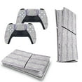 thumbnail image 5 of Purple Grey Leaves PS5/PS5 Pro/PS5 Slim Digital Disc Skin Sticker For Console And Controller Skins, 5 of 7