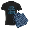 thumbnail image 6 of CafePress - Funny Cancer Chemo Superpowers Pajamas - Men's Dark Loose Fit Cotton Pajama Set, 6 of 7