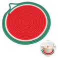 thumbnail image 1 of Aislamiento Térmico Redondo Mantel De Mesa Protector Mantel De Fruta Ampliamente Utilizado Aspecto Exquisito Cojín De Mesa De Hilo De Algodón Para Restaurante De Cocina Casera Eigraketly HA025805-04, 1 of 7