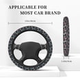 thumbnail image 4 of KLL Car Steering Wheel Cover, Universal 15 inch, Soft Elastic and Comfortable,Car Accessories Decorations-Colorful Tropical Leaves, 4 of 7