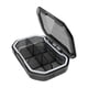 thumbnail image 2 of Caja de Tableta de Viaje 6 Compartimentos Resistente al Agua Mini Organizador | Contenedor de almacenamiento de píldoras de joyería | Portátil, Compacto, Transparente | Plástico Gris Azul Verde, 2 of 6