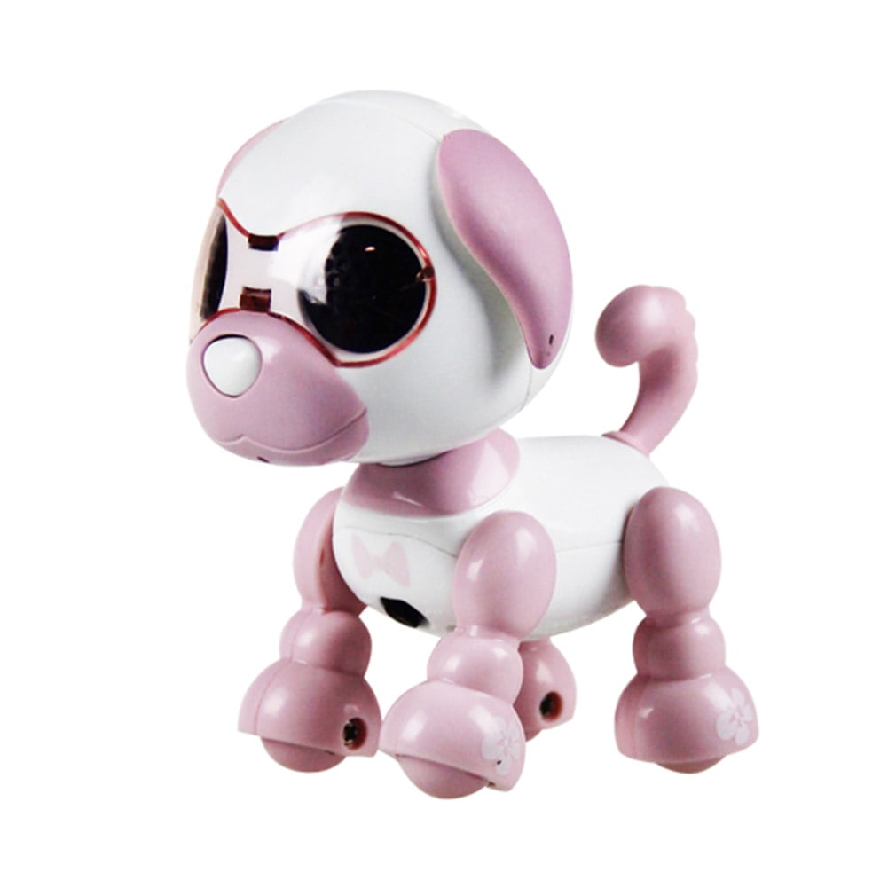 Interactive Puppy Robots with LED Eyes Mini Sound Recording Smart Dog ...