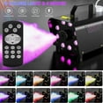 thumbnail image 3 of 500W Smoke Machine 2000CFM Fog - 13 Colorful LED Lights - Wireless Remote Control - Ideal for Weddings, Halloween, Parties, and Stage Effects, 3 of 9