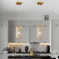 thumbnail image 4 of ZHLWIN Gold Pendant Lighting Modern Pendant Light, Mini Crystal Chandeliers Adjustable Pendant Light Fixture for Kitchen Island Dinning Room Bedroom, 4 of 7