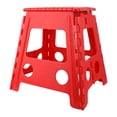 thumbnail image 3 of Tarente Dot Plastic Folding Stool Small Chair Advanced Portable Massage Stool 29 * 22 * 39cm(Red), 3 of 7
