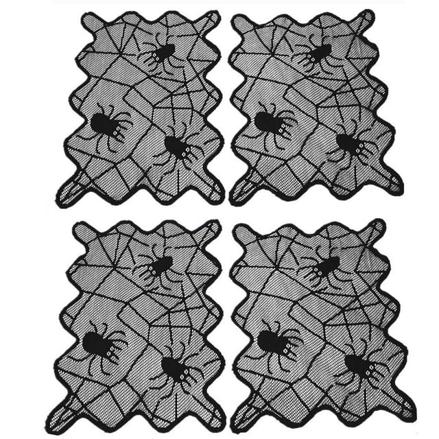 Up to 65% Off SMihono Halloween Decorations Sets Halloween Tablecloth Spooky Spiderweb Lace