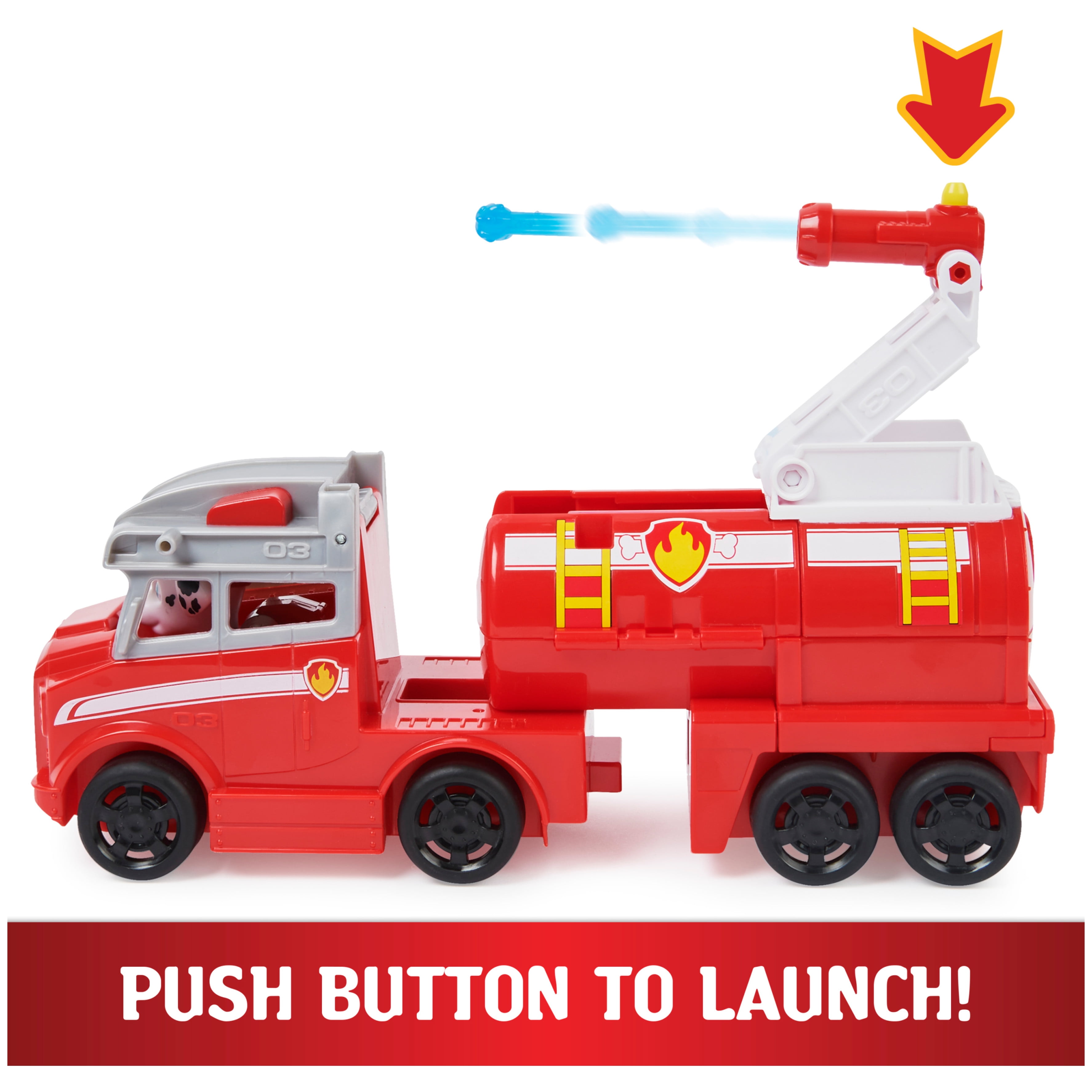 PAW Patrol Big Truck Pup s Marshall Transforming Vehicle and Figure