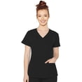 thumbnail image 2 of Med Couture Women's Short Sleeve V-Neck Raglan Top, 2 of 8