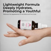 Skin Deva Argireline Peptide Serum with Hyaluronic Acid for Hydration & Smoother-Looking Skin, Lightweight Facial Serum, 1 fl oz