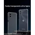 thumbnail image 2 of Funda Para Motorola Moto E22 / E22i Kiosla Hard Shell Ligera Uso Rudo Reforzada Transparente, 2 of 7