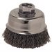 thumbnail image 2 of Crimped Wire Cup Brush, 3 in Dia., 5/8-11 Arbor, 0.012 in Stainless Steel, Retail Pk, 2 of 2