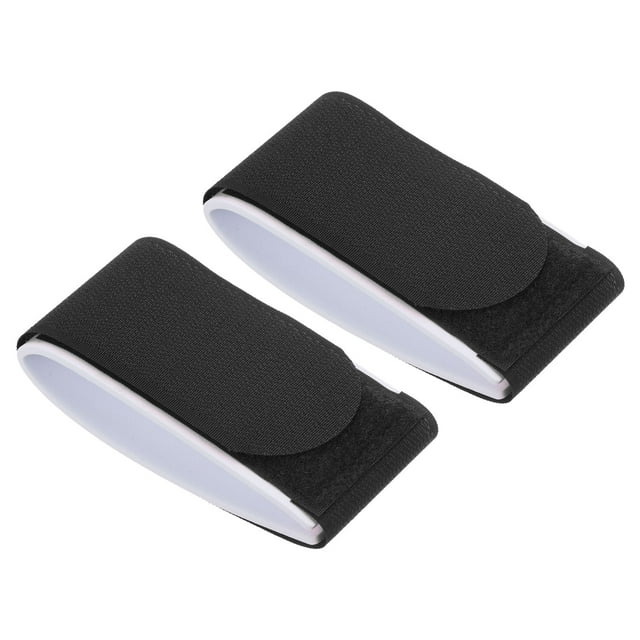 Uxcell Sangles de Ski 45cmx5.5cm, 2 Pack Sangles de Transport Réglables, Noir