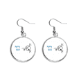 thumbnail image 1 of Circuit Physique Commutation Alimentation Oreille Dangle Argent Goutte Boucle d'Oreille Bijoux Femme, 1 of 3