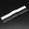 thumbnail image 3 of Correas de reloj de cerámica blanca y hebilla de plata desoxidada de alta calidad para hombres y mujeres, 14 mm, 16 mm, 18 mm, 20 mm y 22 mm, 3 of 4