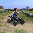 thumbnail image 2 of 12V Kids Ride On ATV with Remote Control – Battery Powered 4-Wheeler Quad Toy with LED Lights, Music, Monitor Display, Horn & Treaded Tires – Electric ATV for Toddlers Ages 3-6, 2 of 7