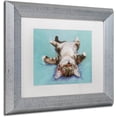 thumbnail image 2 of Trademark Fine Art "Little Napper" Canvas Art by Pat Saunders-White White Matte, Silver Frame, 2 of 2