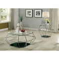 thumbnail image 2 of Furniture of America Dydo Contemporary Glass Top End Table in Chrome, 2 of 2