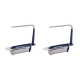 thumbnail image 1 of Matsuzay Estante para fregadero de cocina, desagüe de secado telescópico ajustable, cepillo de limpieza para baño, soporte de esponja, accesorios de Azul 2piezas Matsuzay CBP341324, 1 of 6