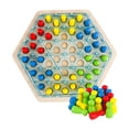 thumbnail image 1 of Juego de mesa triangular, ajedrez en cadena, juego familiar, divertido juguete de ingenio, juego de banda elástica triangular, juego interactivo para, 1 of 9
