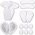 thumbnail image 1 of Taloneras para zapatos que son demasiado grandes, plantillas para tacones altos, almohadillas para tacones altos, inserciones para agarre en el talón, set para el cuidado de los pies, antidesliza, 1 of 4