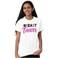 thumbnail image 5 of Beat Breast Cancer Support Awareness Women's Graphic T Shirt Tees Brisco Brands M, 5 of 6