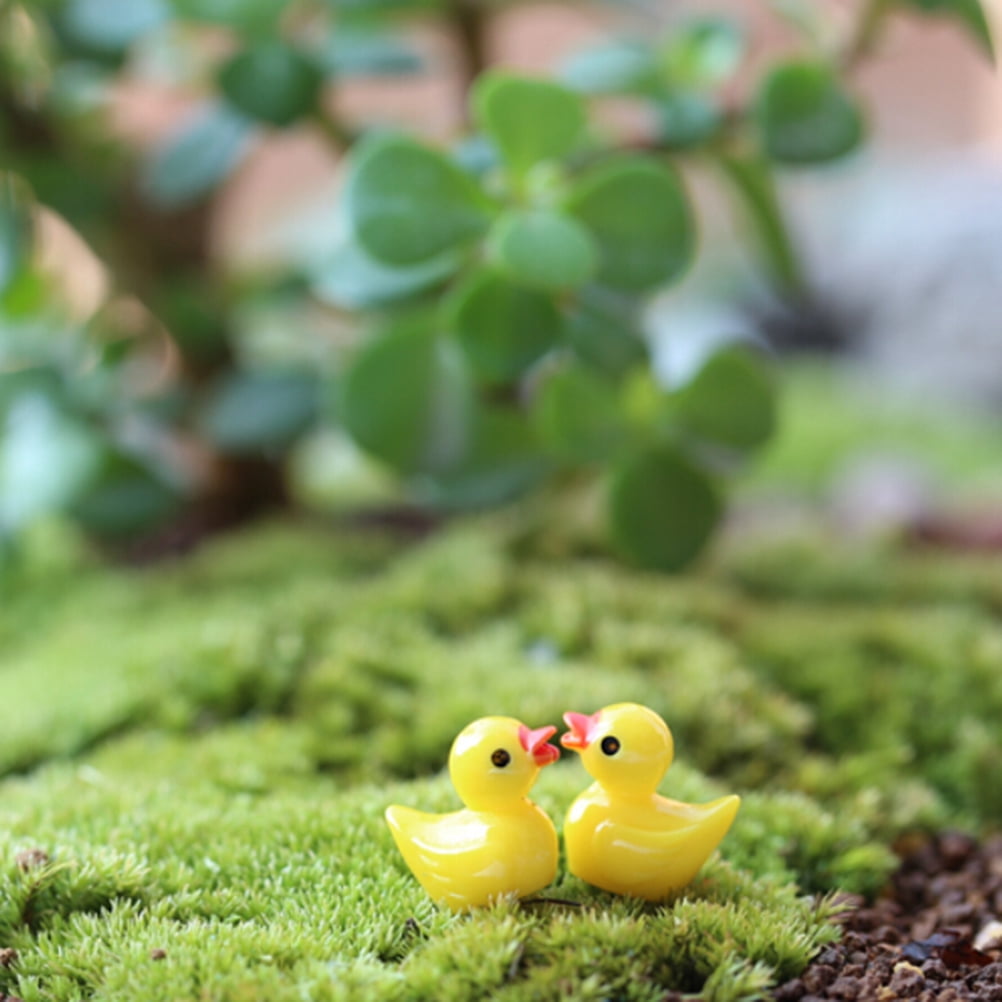 Miniature Fairy Garden Micro Landscape Mini Dollhouse Bonsai Decor Duck 