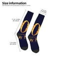 thumbnail image 2 of Sikiie 2025 Happy New Year 3 Knee Socks, High Socks Long Stretchy Sock Women Knee High Stocking, Long Socks for Women, 2 of 6