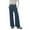 #Blue, variant on DPTALR George Women's Wide Leg Fleece Lined Sweatpants,Baggy Straight Leg Lounge Pants,Fall Outfits Athletic Joggers with Pockets,Gray,Size XXL