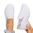 thumbnail image 5 of YOUYEDIAN Sneakers for Women Versatile Mesh Knit Round Toe Casual Soft Comfy Sneakers Fashion Slip On Stretch Walking Shoes, 5 of 5